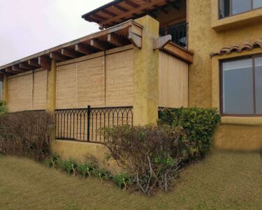 Cortina de madera tipo hanga roa Cortina de madera tipo hanga roa