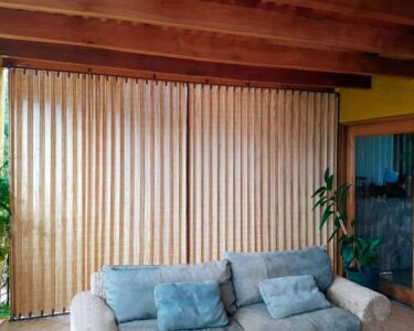 cortina de madera living comedor cortina de madera living comedor